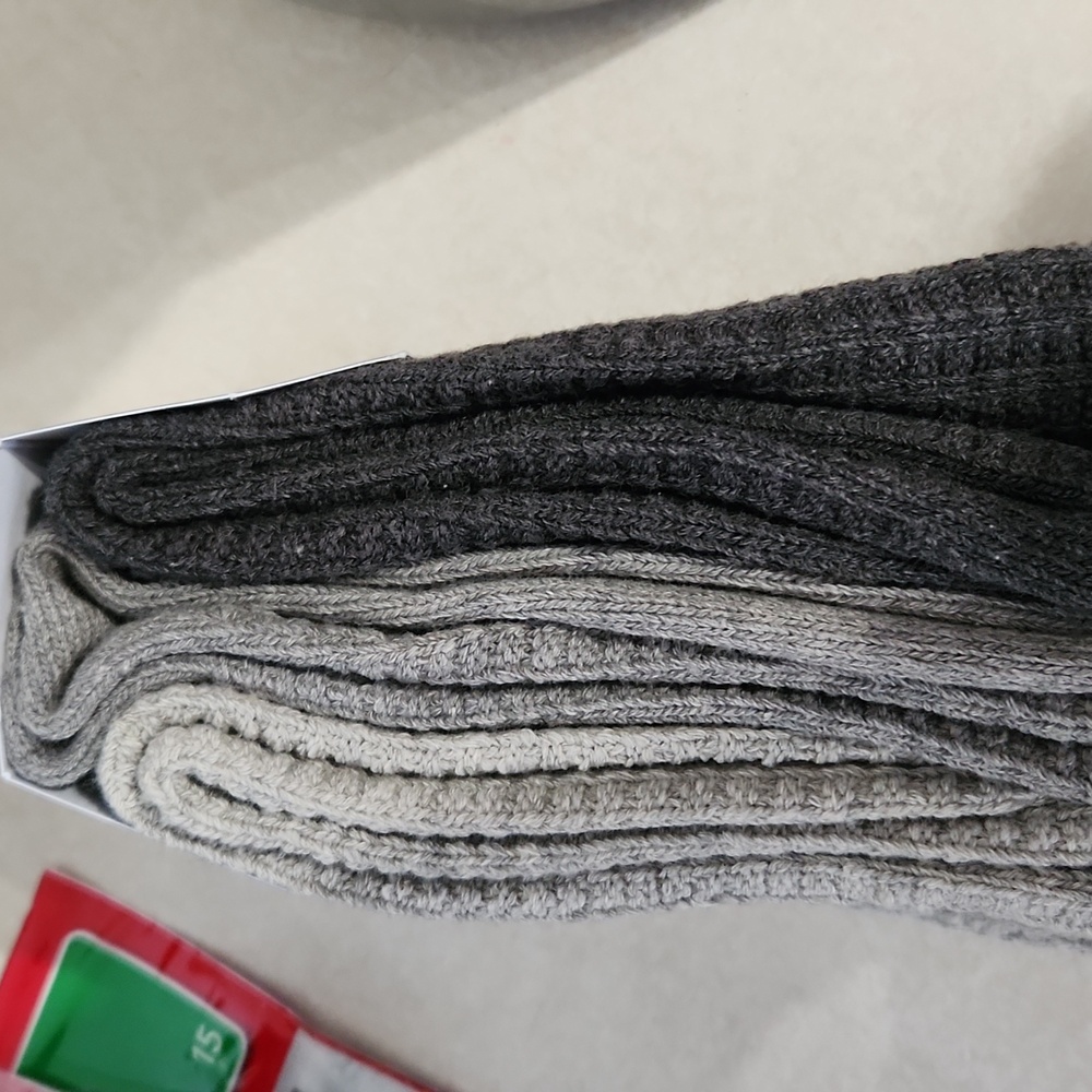 Universal Thread Ribbed Crew Socks - Pack Of 3 - Picture 3 of 3